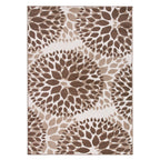 World Rug Gallery Modern Floral Circles Area Rug