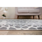 World Rug Gallery Modern Floral Circles Area Rug