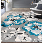 World Rug Gallery Modern Floral Design Area Rug