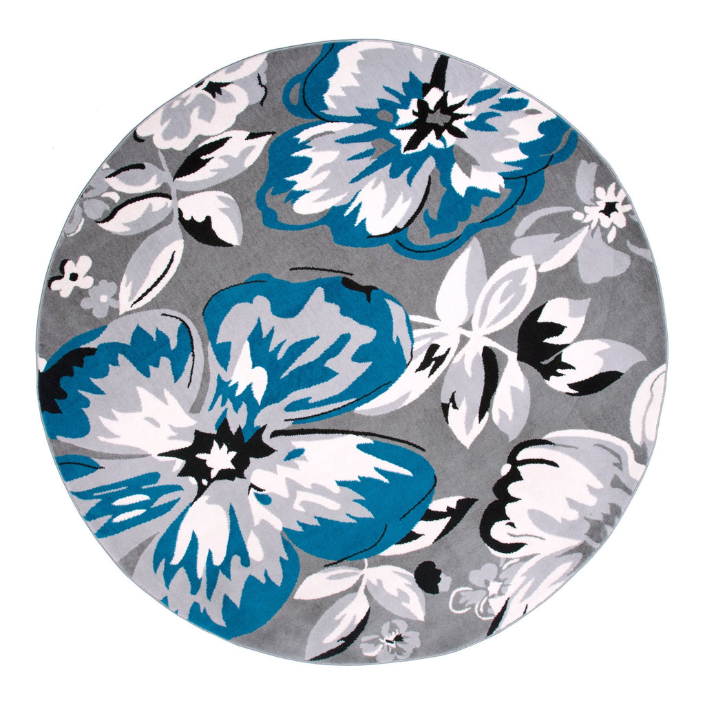 World Rug Gallery Modern Floral Design Area Rug