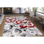 World Rug Gallery Modern Floral Design Area Rug