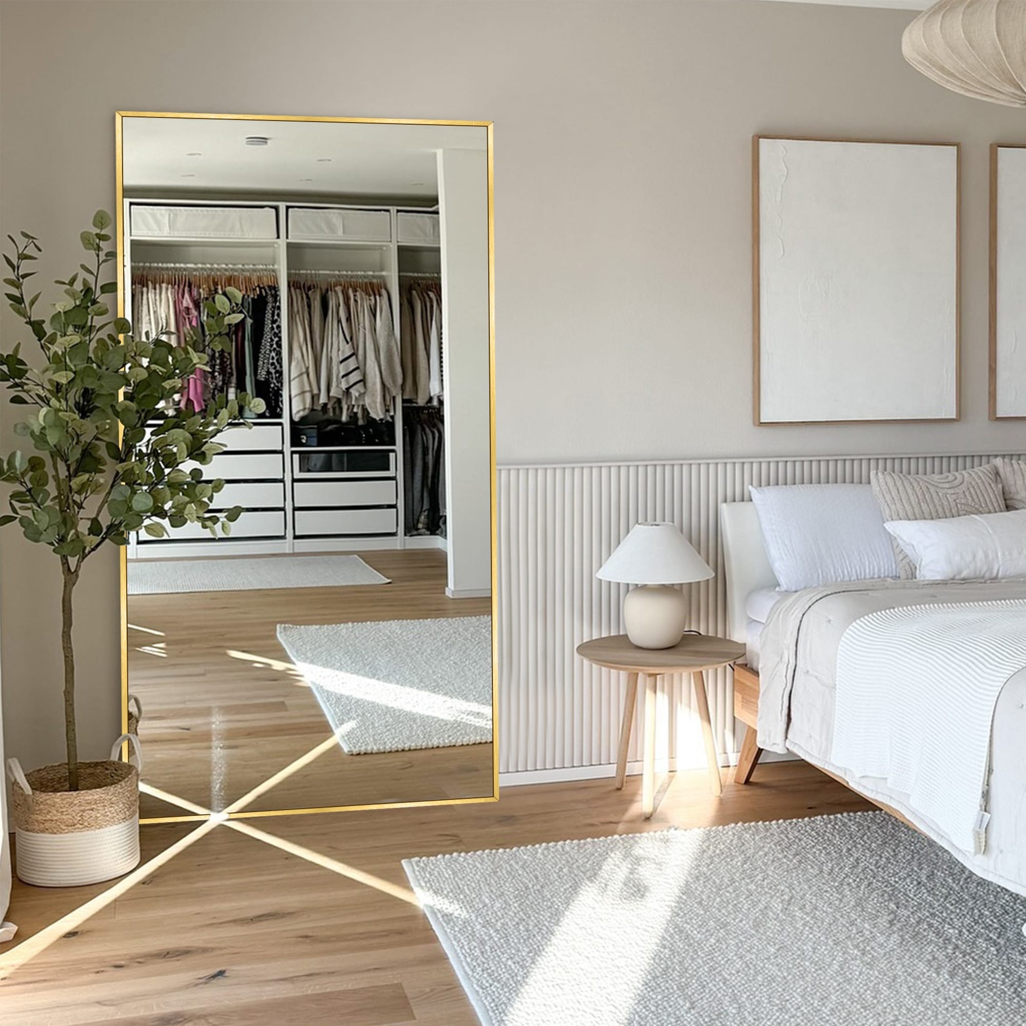 Modern Full Length Floor Mirror Freestanding Mirror