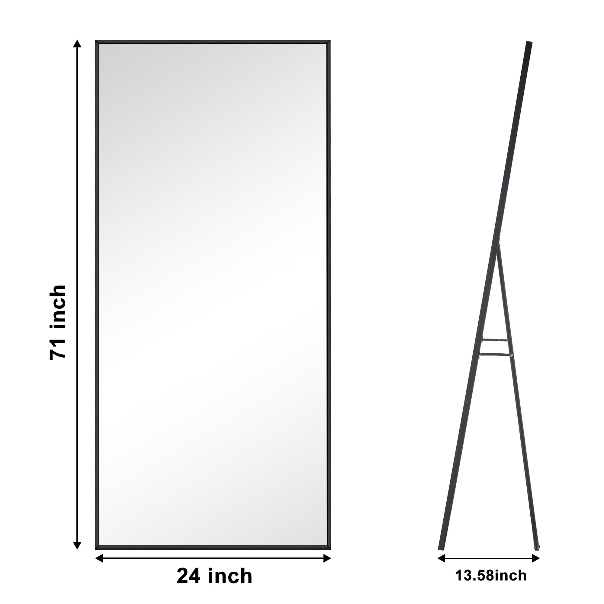 Modern Full Length Floor Mirror Freestanding Mirror