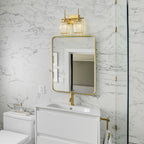 Modern Gold Dimmable Wall Light Glam Cylinder Bathroom Crystal Vanity Light Wall Sconces