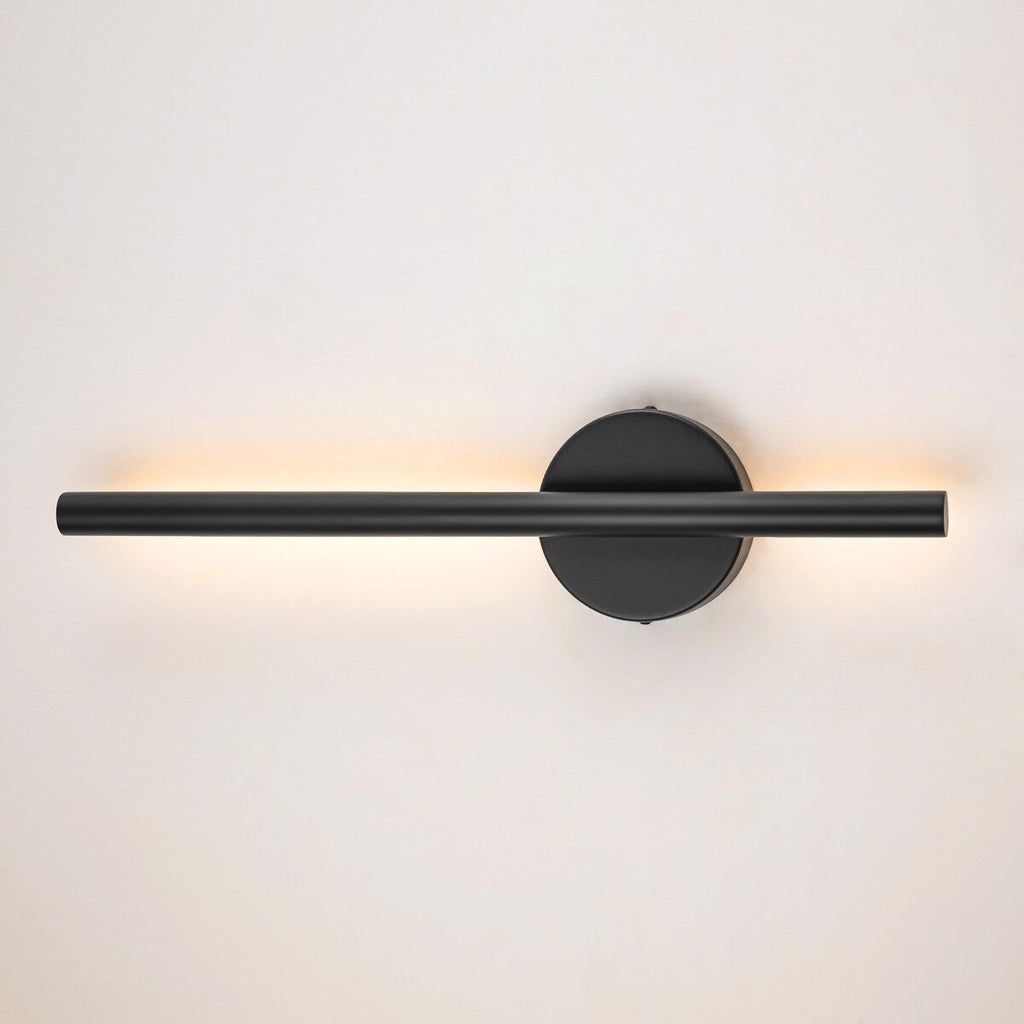 Modern Industrial Minimalist Metal LED Integrated Linear Strip Wall Light Sconce