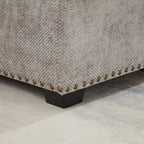 Modern L-Shaped Chenille Sectional Sofa with Pull-Out Sleeper, Storage Seats, Ottoman and 2 Pillows for Living Room