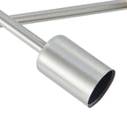 6 - Light Modern Metal 23.62'' Sputnik Semi-Flush Mount Ceiling Light