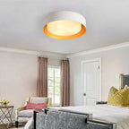 Modern Minimalist 2/3/5-Lights Metal Shaded Drum Flush Mount Ceiling Light