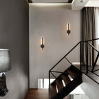 Modern Industrial Minimalist Metal LED Integrated Linear Strip Wall Light Sconce