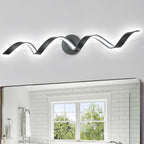 Modern Spiral Design LED Bathroom Vanity Light Dimmable Wall Light