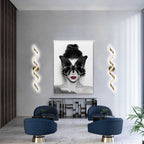 Modern Spiral Design LED Bathroom Vanity Light Dimmable Wall Light