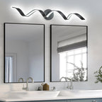 Modern Spiral Design LED Bathroom Vanity Light Dimmable Wall Light