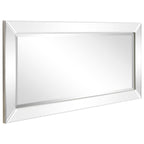 Beveled Rectangular Clear HD Wall Mounted Mirror for Bathroom, Vanity, Bedroom Mirrors, 3 sizes