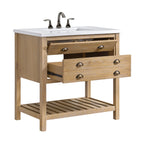 Monterey 37 Farmhouse Single Bathroom Vanity with Top