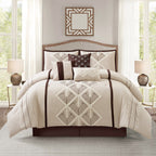 Nanshing Corina 7 Piece Terry Embroidery Comforter Set