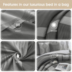 Nanshing Daniella 7-Piece Modern Geometric Comforter Set