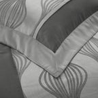 Nanshing Daniella 7-Piece Modern Geometric Comforter Set