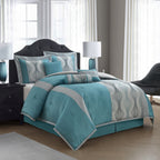 Nanshing Daniella 7-Piece Modern Geometric Comforter Set