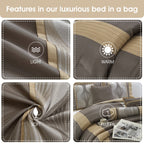 Nanshing Daniella 7-Piece Modern Geometric Comforter Set