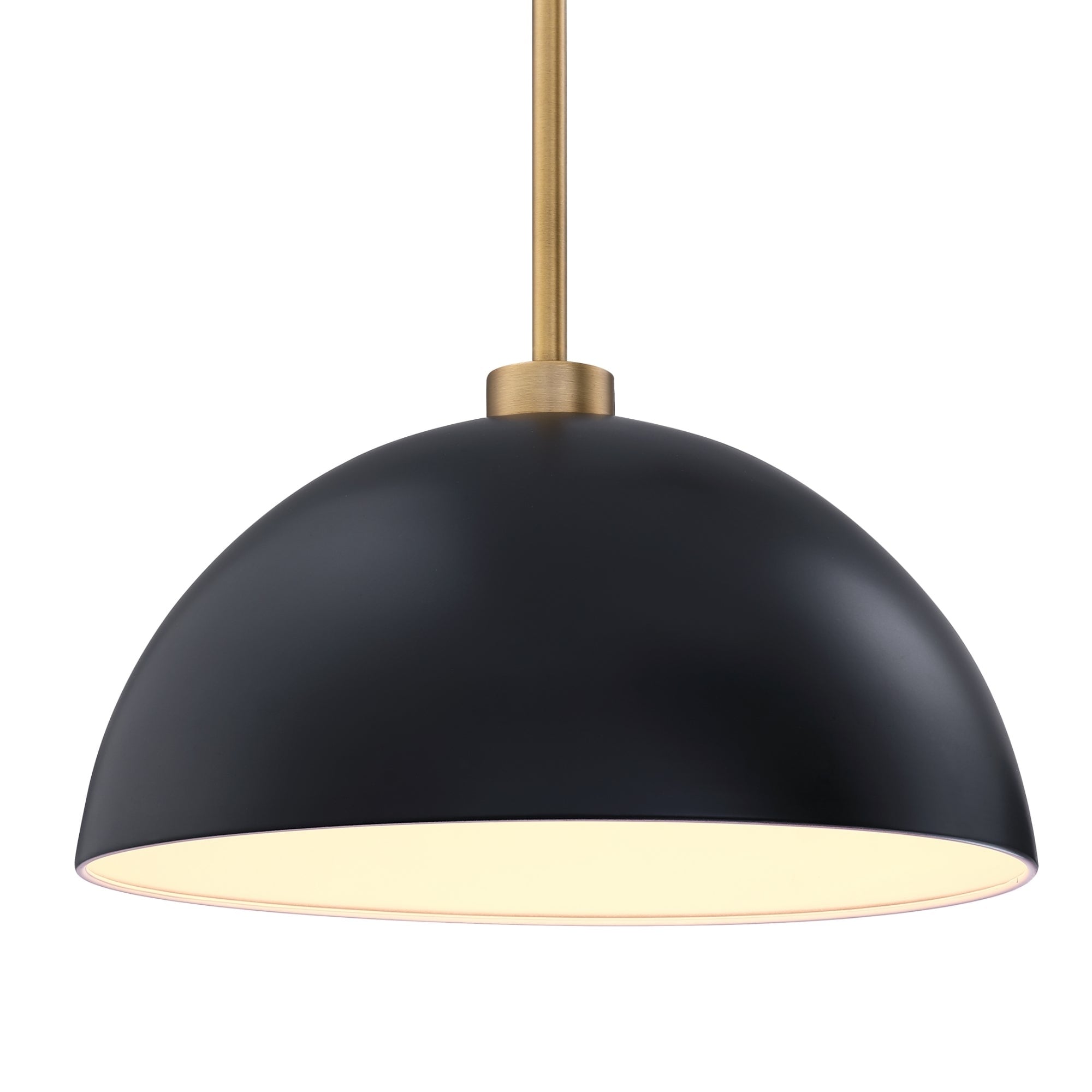 Nathan James Percy Modern 2-Light Pendant Island Light Fixture, Hanging Lights with Metal Shade and Adjustable Cord