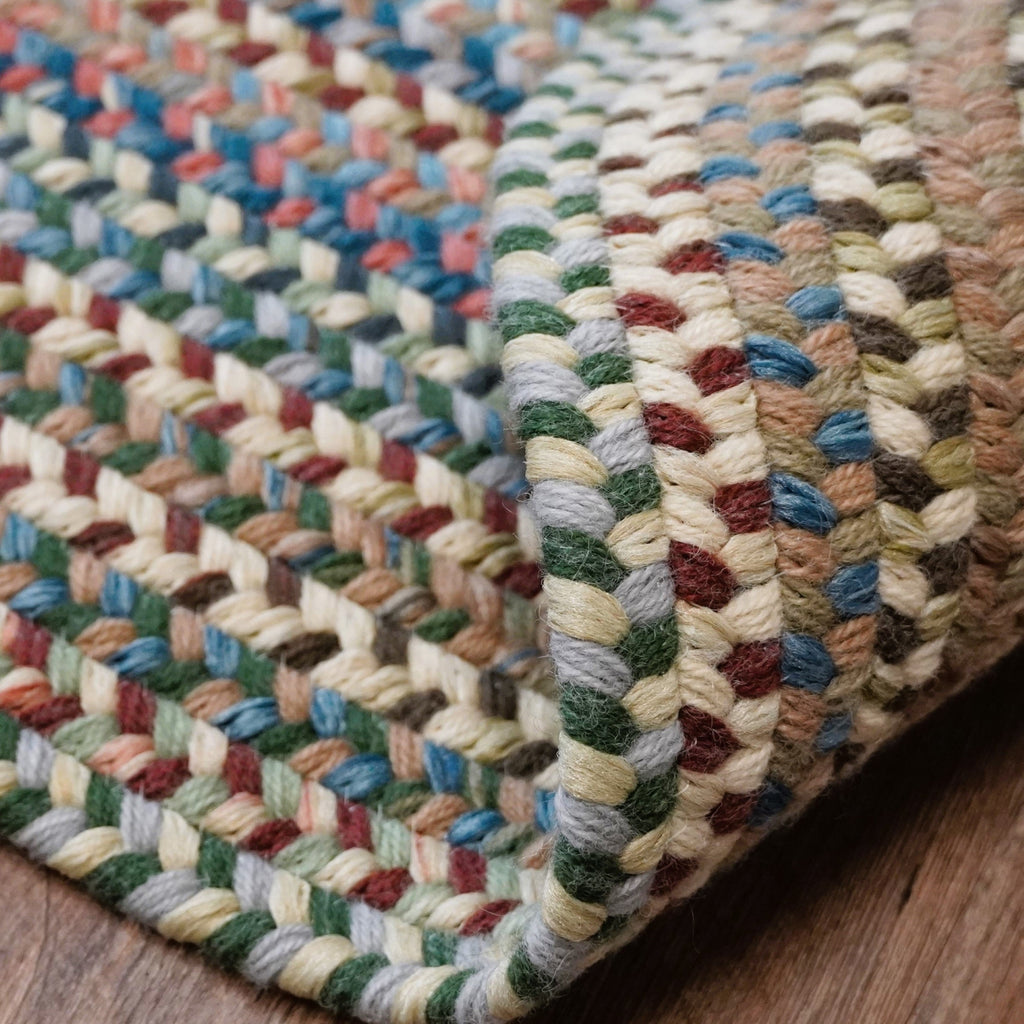 Colonial Mills New England Braid Multi Colored Wool Area Rug