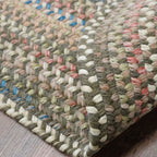 Colonial Mills New England Braid Multi Colored Wool Area Rug