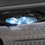 Newair 126-Can Capacity Beverage Refrigerator, Mini Fridge with Glass Door and Adjustable Shelves, Stainless Steel