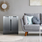 Newair Wine and Beverage Refrigerator, 18 Bottles & 59 Cans, Dual Temperature Zones, Freestanding, Digital Temperature Control