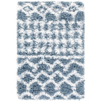 Livabliss Newton Geometric Moroccan Trellis Shag Area Rug