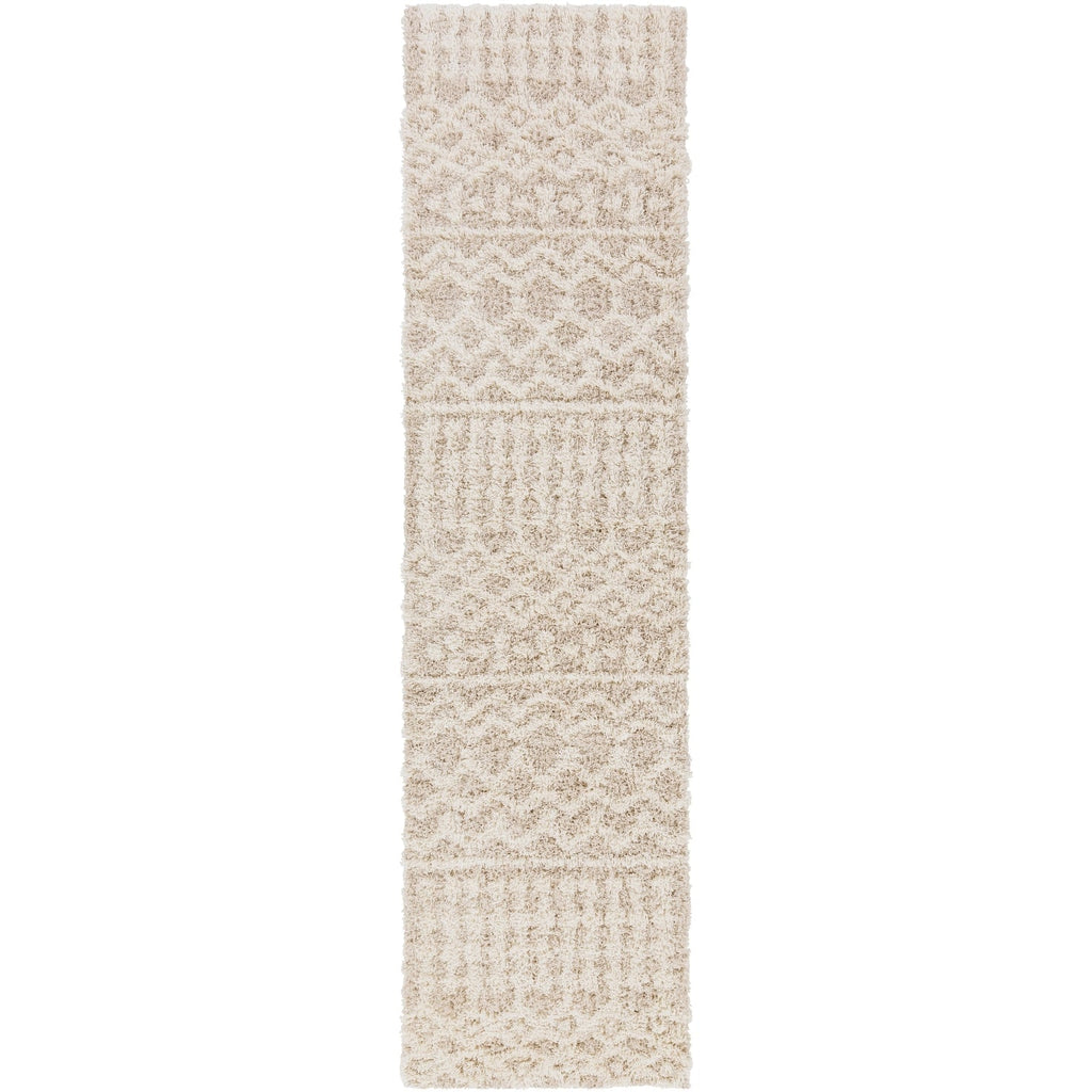 Livabliss Newton Geometric Moroccan Trellis Shag Area Rug