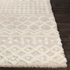Livabliss Newton Geometric Moroccan Trellis Shag Area Rug
