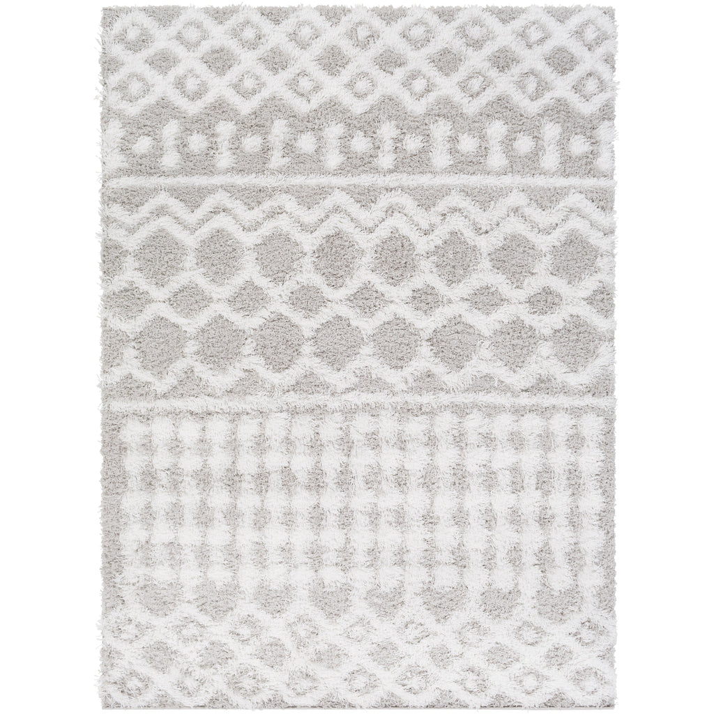 Livabliss Newton Geometric Moroccan Trellis Shag Area Rug