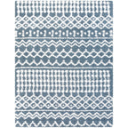 Livabliss Newton Geometric Moroccan Trellis Shag Area Rug