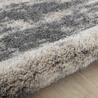Noori Rug Lux Madison Abstract 2-Inch Shag Area Rug
