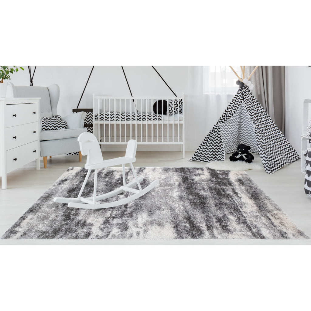 Noori Rug Lux Madison Abstract 2-Inch Shag Area Rug