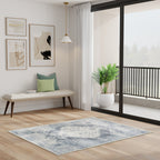 Nourison Abby Machine Washable Indoor only Persian Distressed Area Rug