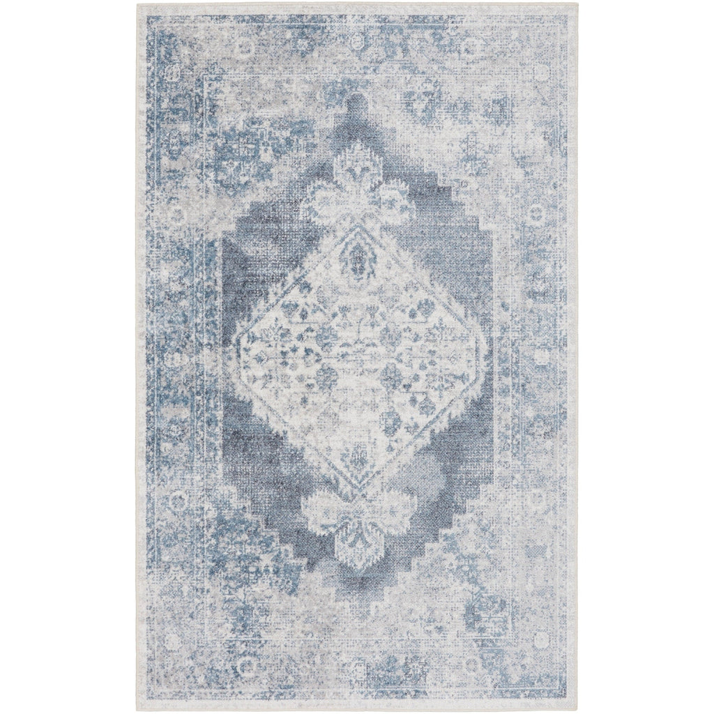 Nourison Abby Machine Washable Indoor only Persian Distressed Area Rug