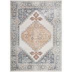 Nourison Abby Machine Washable Indoor only Persian Distressed Area Rug