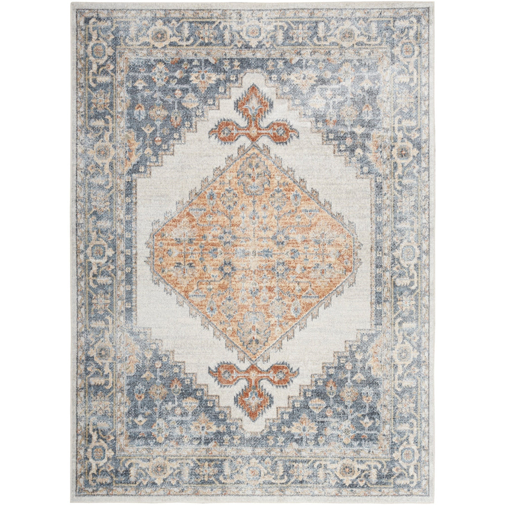 Nourison Abby Machine Washable Indoor only Persian Distressed Area Rug