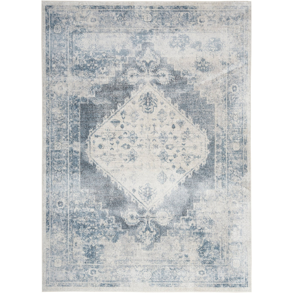 Nourison Abby Machine Washable Indoor only Persian Distressed Area Rug