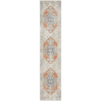 Nourison Abby Machine Washable Indoor only Persian Distressed Area Rug