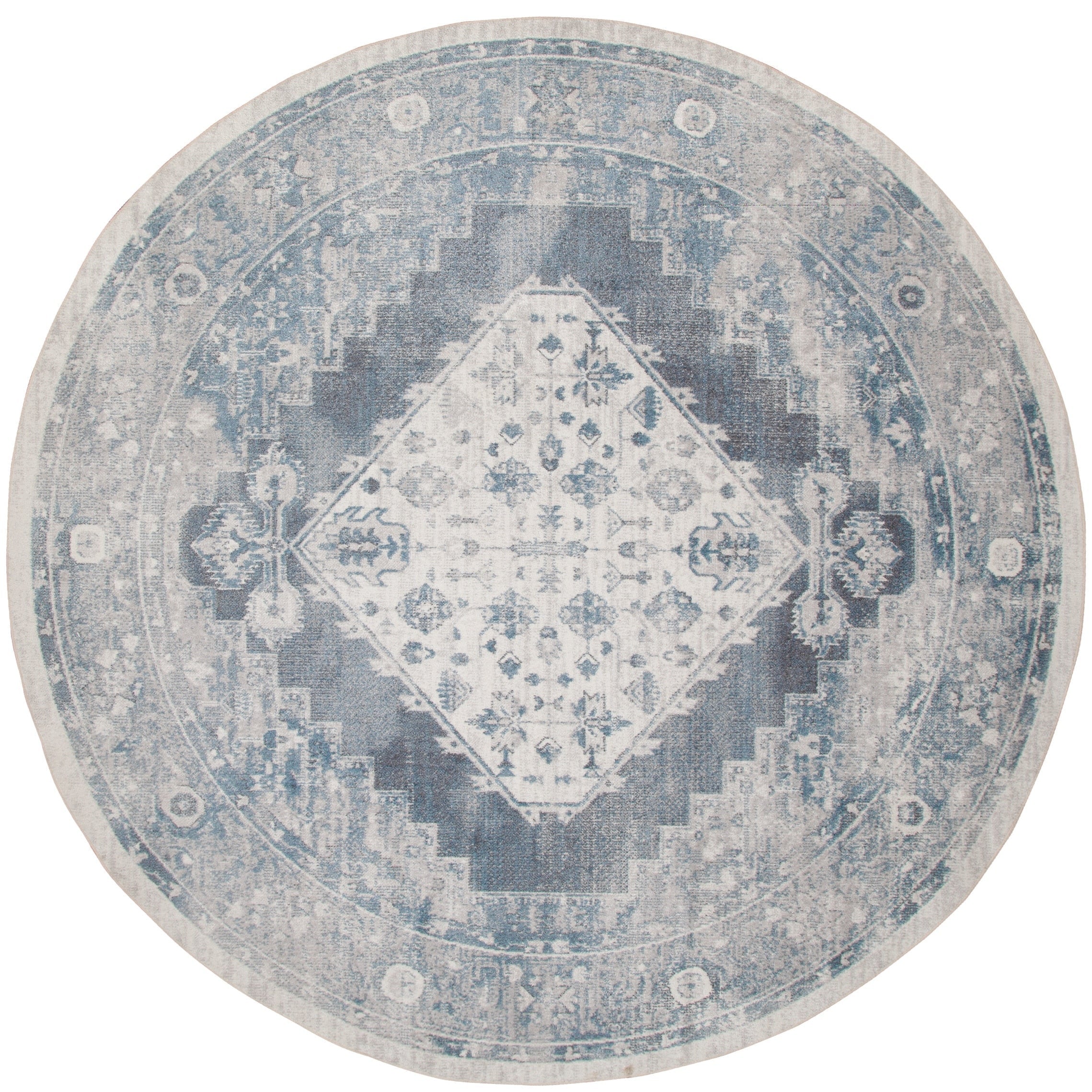 Nourison Abby Machine Washable Indoor only Persian Distressed Area Rug