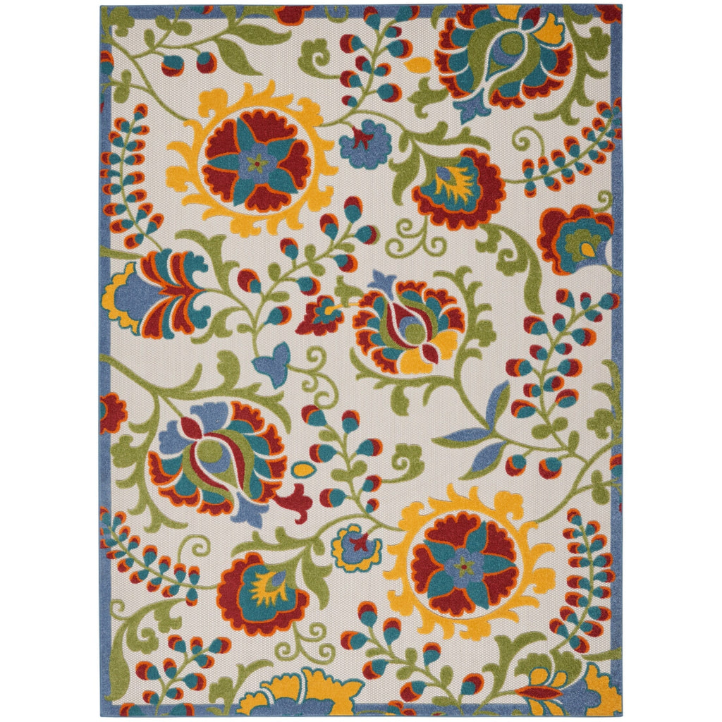 Nourison Alice Indoor/Outdoor Floral Area Rug