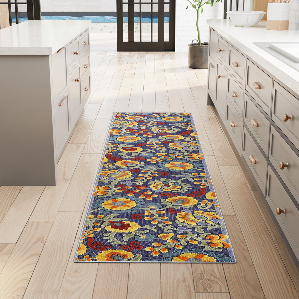 Nourison Alice Indoor/Outdoor Floral Area Rug
