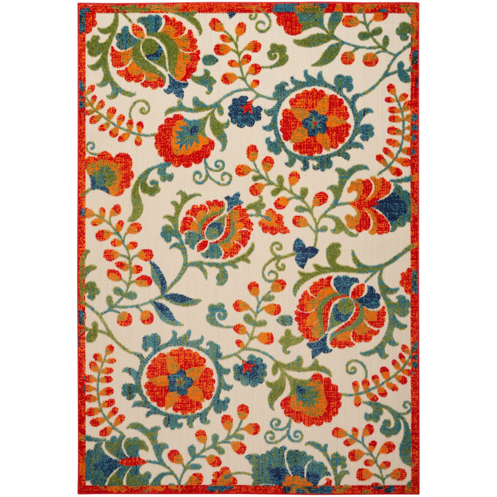 Nourison Alice Indoor/Outdoor Floral Area Rug