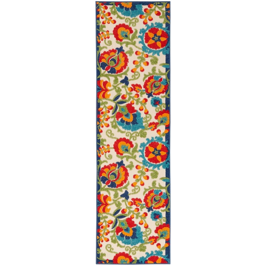 Nourison Alice Indoor/Outdoor Floral Area Rug