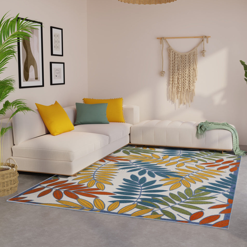 Nourison Alice Indoor/Outdoor Floral Area Rug