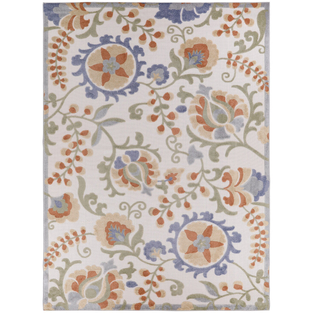 Nourison Alice Indoor/Outdoor Floral Area Rug