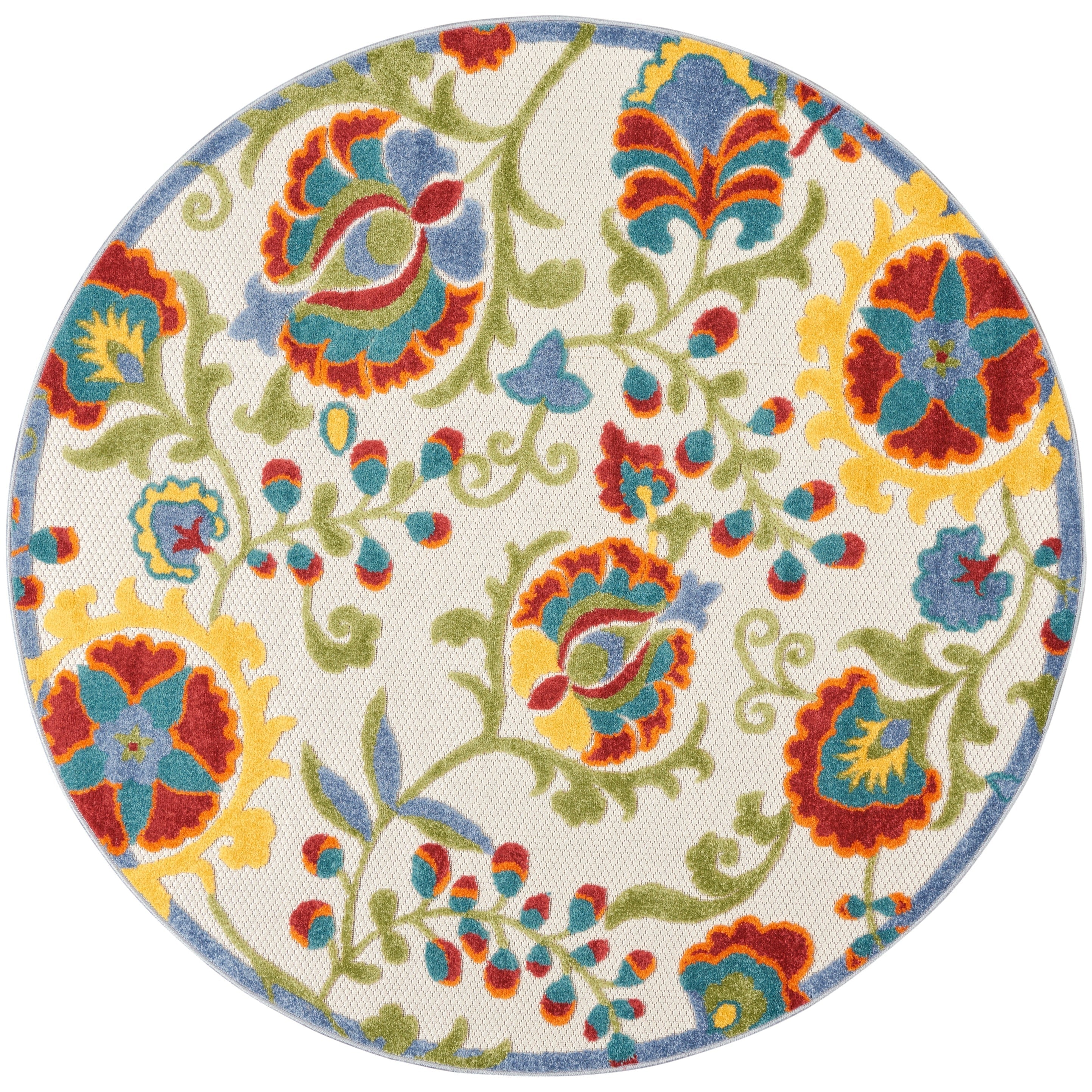 Nourison Alice Indoor/Outdoor Floral Area Rug