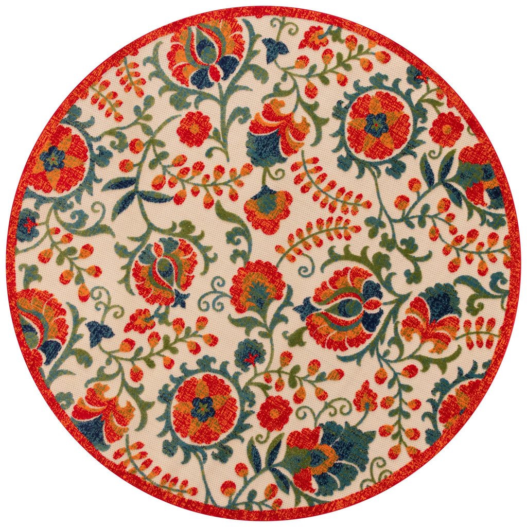 Nourison Alice Indoor/Outdoor Floral Area Rug